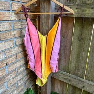 Aerie Sunny Yellow Cheeky One-Piece